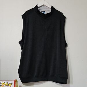 PGA Tour Black Sleeveless Tank Top